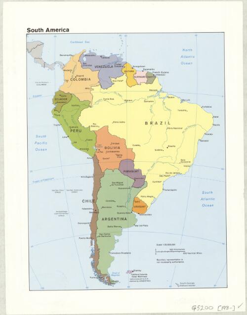 South America [cartographic material]
