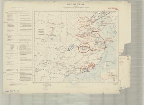 Map of China shewing railways, telegraphs & treaty ports / Great Britain, War Office