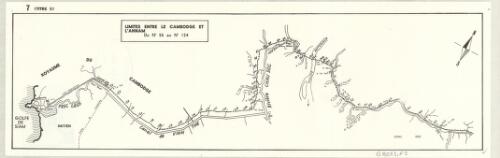 Limite entre le Cambodge et l'Annam [cartographic material] / du no. 55 au No. 124