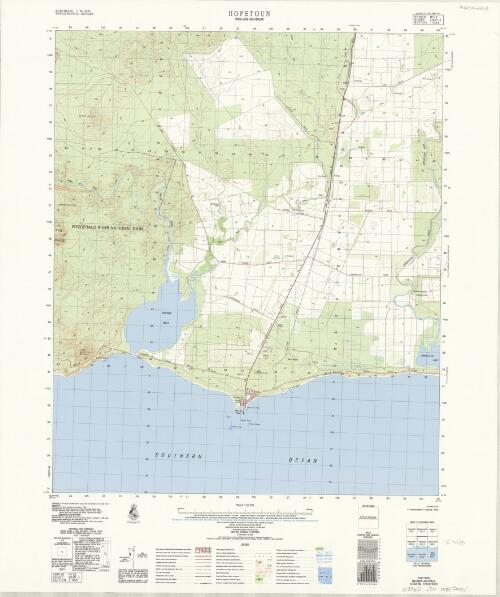 Australia 1:50 000 topographic survey. 2930 3, Hopetoun [cartographic material] / Royal Australian Survey Corps