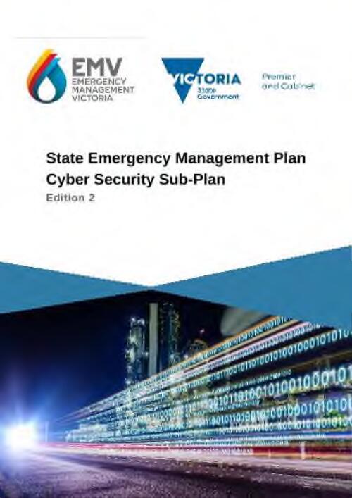 State emergency management plan : cyber security sub-plan