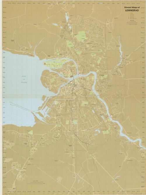 Street map of Leningrad [cartographic material]