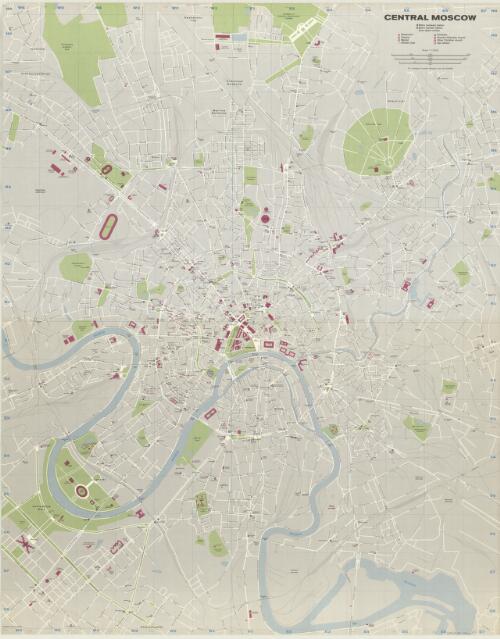 Central Moscow. [cartographic material]