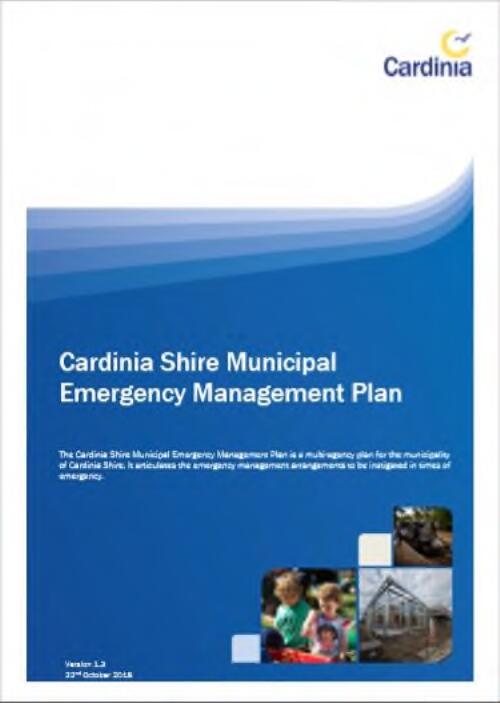 Cardinia Shire municipal emergency management plan / Prepared by: Cardinia Shire Council