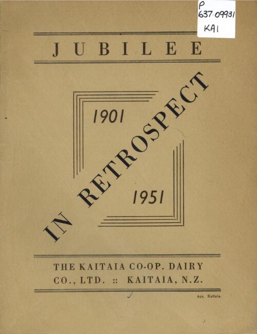 In retrospect : Jubilee 1901-1951