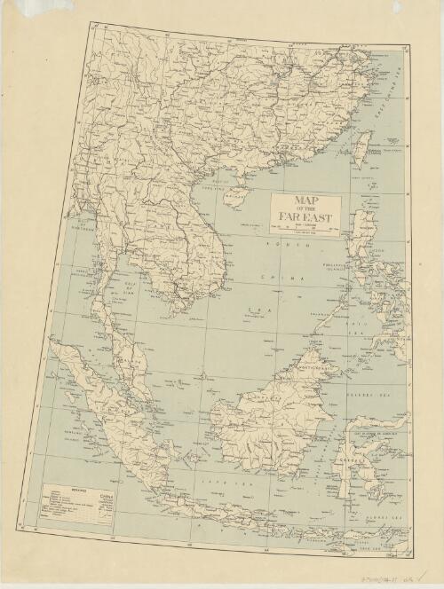 Map of the Far East / War Office