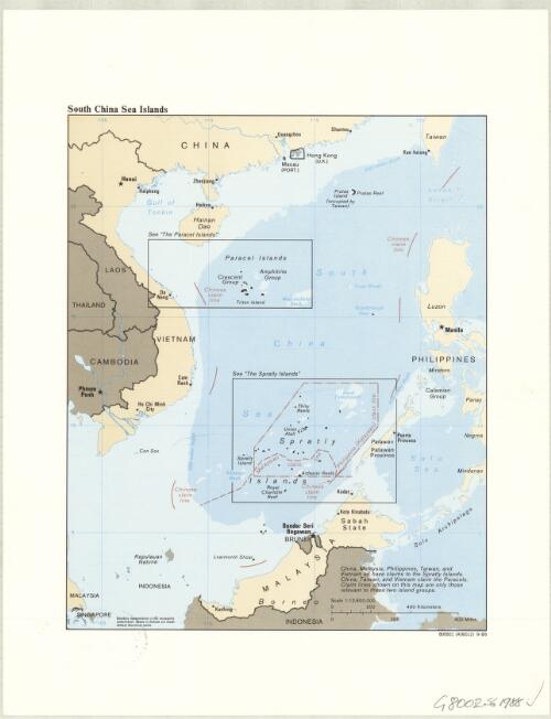 South China Sea islands / Central Intelligence Agency