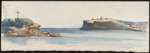 View of a bay, 1891 / Arnold Henry Savage Landor
