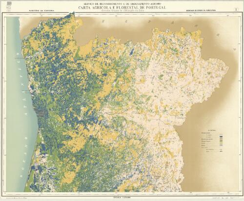 Carta agricola e florestal de Portugal / Instituto Geográfico e Cadastral