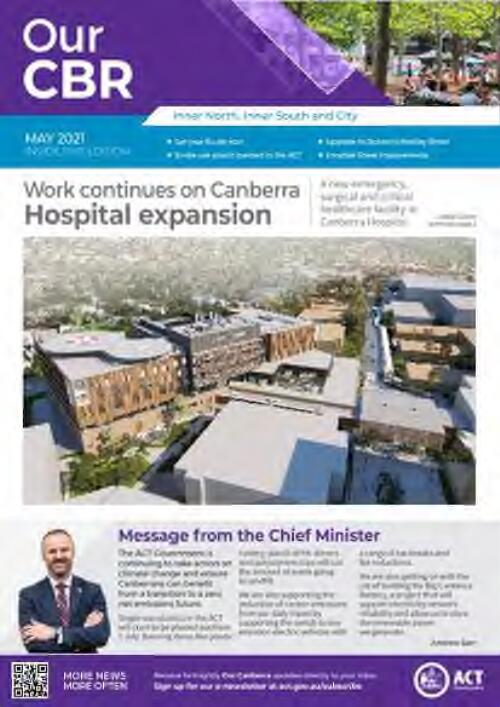 Our Canberra : Central region edition / ACT Government