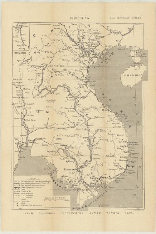 Indochina : Cochinchina, Cambodia, Annam, Tonkin, Yunnan, Laos, Siam