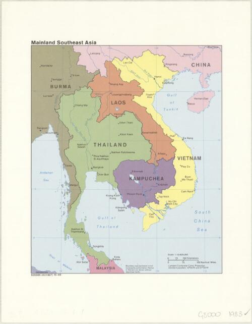Mainland Southeast Asia [cartographic material]