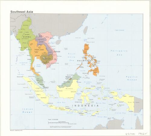 Southeast Asia [cartographic material] / Central Intelligence Agency