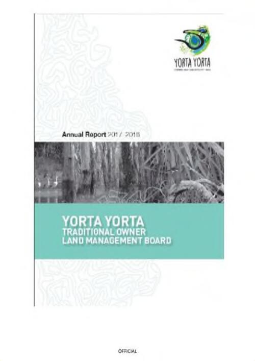 Annual report / Yorta Yorta Traditional Owner Land Management Board