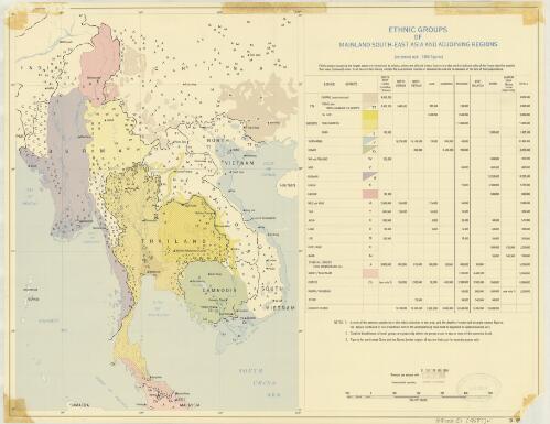 Ethnic groups of mainland South-East Asia and adjoining regions [cartographic material]