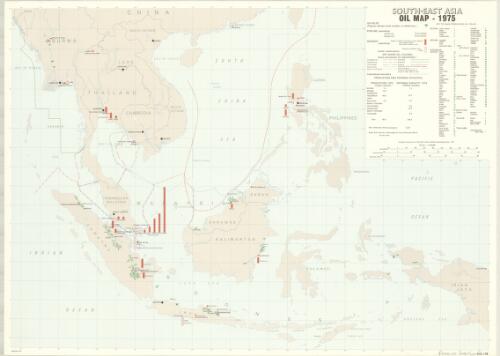 South-east Asia [cartographic material] : oil map - 1975 / compiled and drawn by the Joint Intelligence Organization