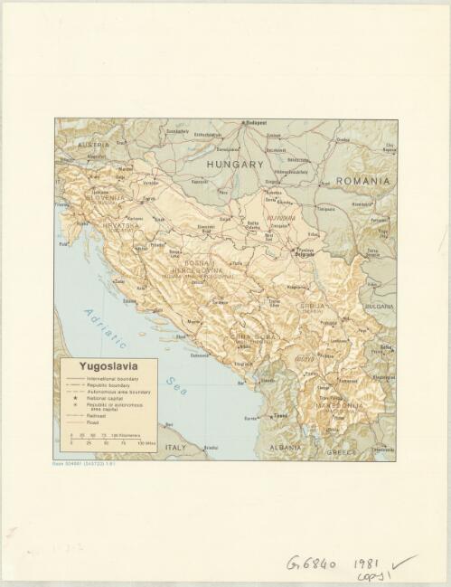 Yugoslavia [cartographic material]