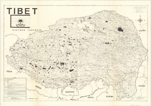 Tibet [cartographic material] / English version by Tibet Culture Centre ; cartographer, Genden Chuchung