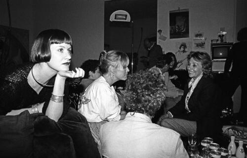 Nell Campbell at Brett Whiteley's Raper Street Studio, Surry Hills, New South Wales, 1985 / William Yang