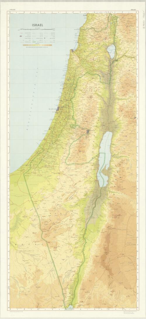 Israel / compiled & drawn by the Survey of Israel, December 1962 ; partly revised by the Survey of Israel, May 1966