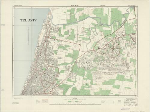 Town plans, Palestine. Jaffa, Tel Aviv [cartographic material] / compiled, drawn & printed by the Survey of Palestine