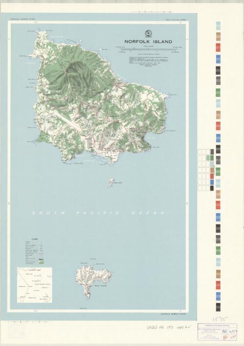 Norfolk Island [cartographic material] / produced by the Division of National Mapping, Department of National Development, Canberra, 1971