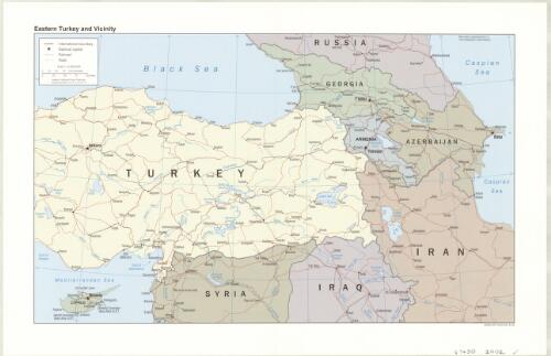 Eastern Turkey and vicinity [cartographic material]/ Central Intelligence Agency