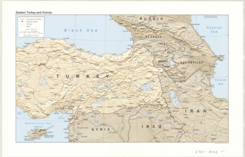 Eastern Turkey and vicinity [cartographic material] / Central Intelligence Agency