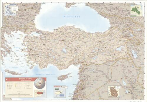 Republic of Turkey [cartographic material] = Turkiye Cumhuriyeti / Central Intelligence Agency