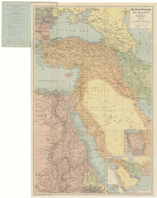The Daily Telegraph war map of Egypt and the Near East. (no. 6) [cartographic material] / by Alexander Gross