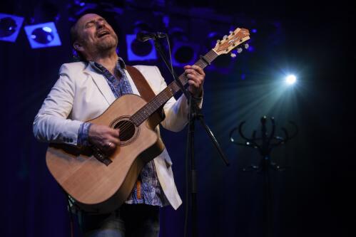 Colin Hay performing on stage at the Tanks Cairns Festival, August 2012 / Nathan David Kelly