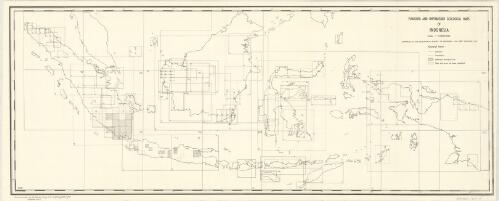 Published and unpublished geological maps of Indonesia / compiled by the Geological Survey of Indonesia, 1960