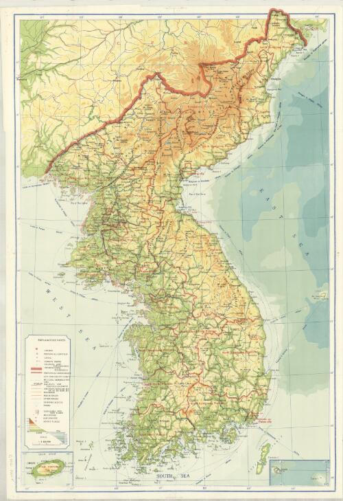 Map of Korea [cartographic material]
