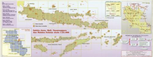 Indeks peta rupabumi digital / Badan Kordinasi Survey dan Pemetaan Nasional