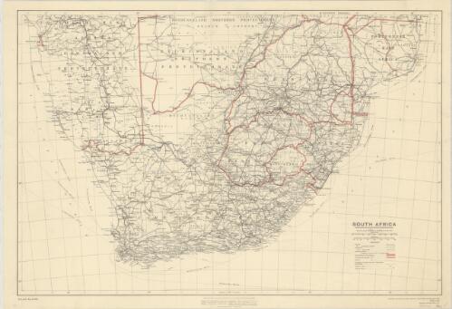 South Africa / prepared and printed at the Ordnance Survey Office, Southampton, 1909