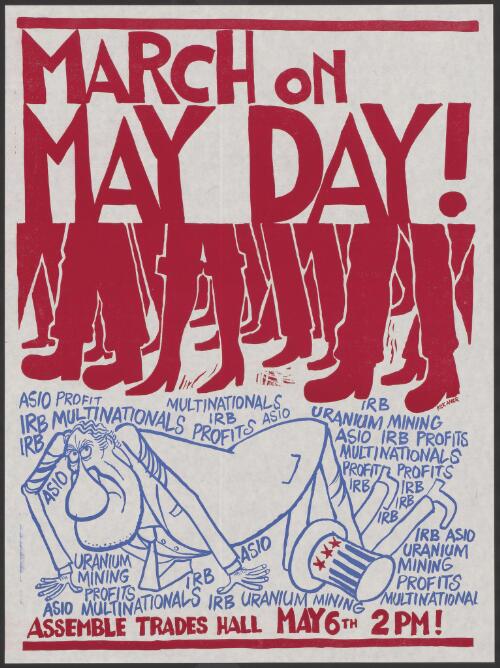 March on May Day! : assemble Trades Hall, May 6th, 2 p.m