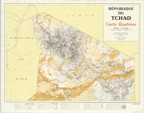 République du Tchad carte routière / Institut géographique national