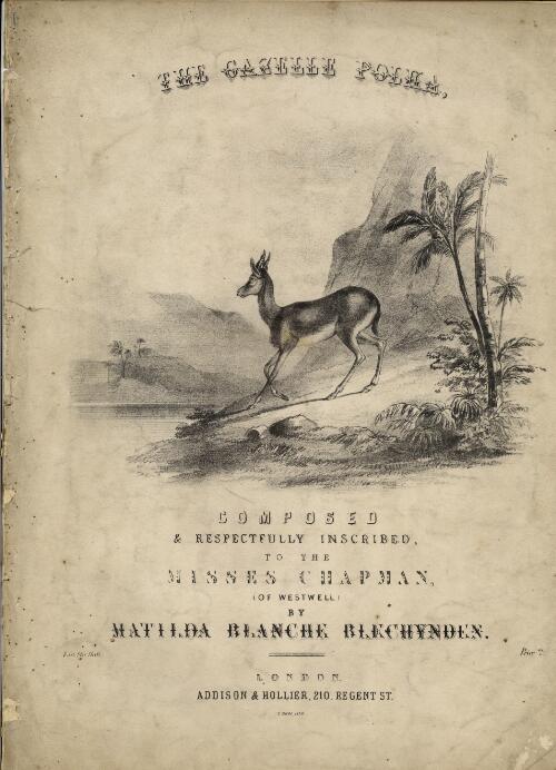 The gazelle polka [music] / composed ... by Matilda Blanche Blechynden