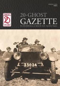 20 Ghost Gazette : The oldest Rolls-Royce car club in the world -  Australian Chapter