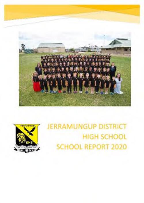Annual report to parents / Jerramungup District High School