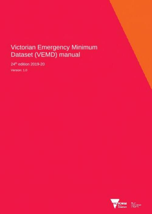Victorian Emergency Minimum Dataset (VEMD) manual