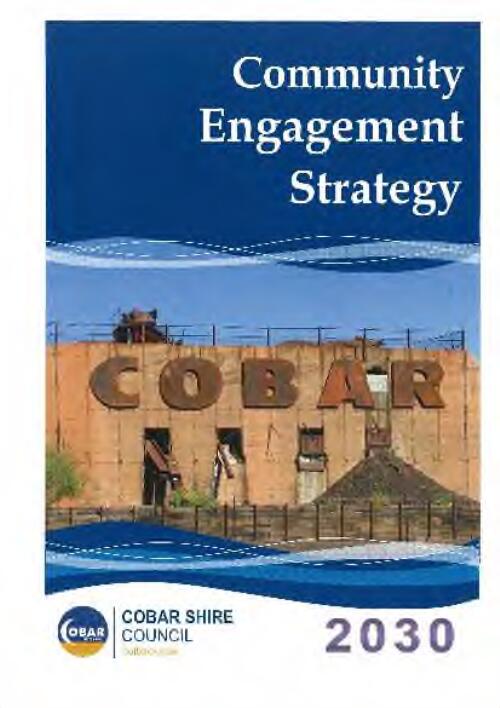 Community Engagement Strategy 2030 / Cobar Shire Council