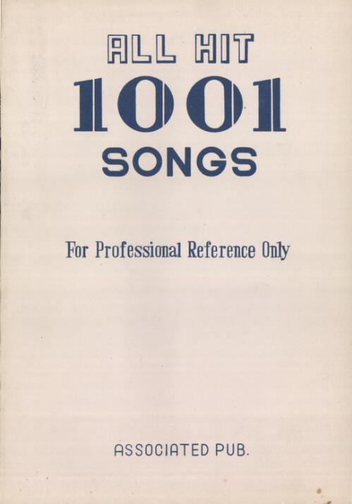 All hit 1001 songs [music]