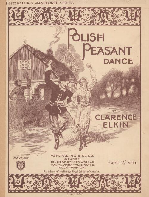 Polish peasant dance [music] / by Clarence Elkin