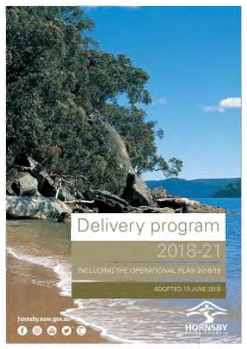Delivery Program ... including the Operational Plan ... / Hornsby Shire Council
