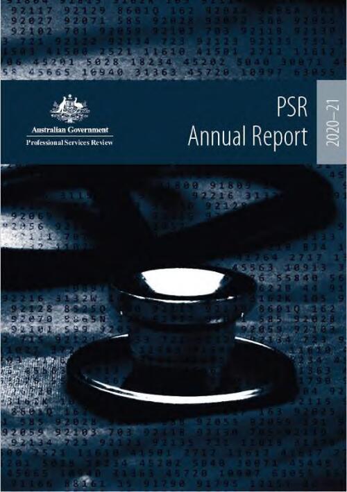 Annual Report / Professional Services Review
