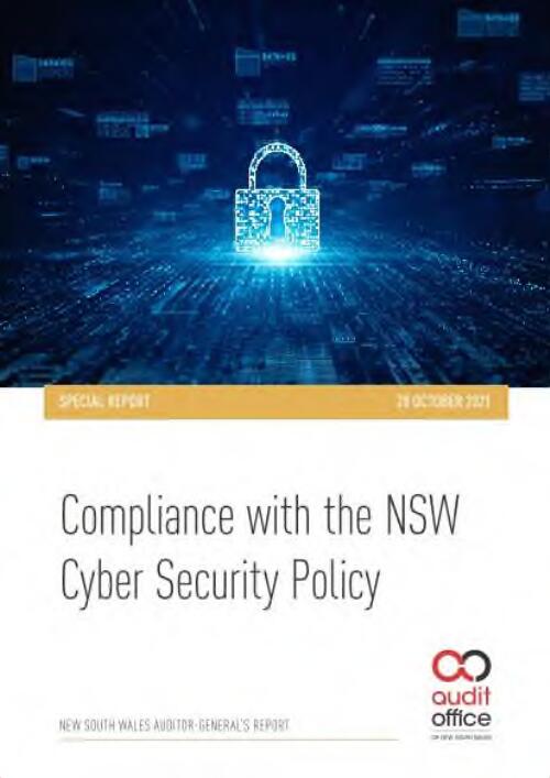 Compliance with the NSW Cyber Security Policy / Audit Office of New South Wales