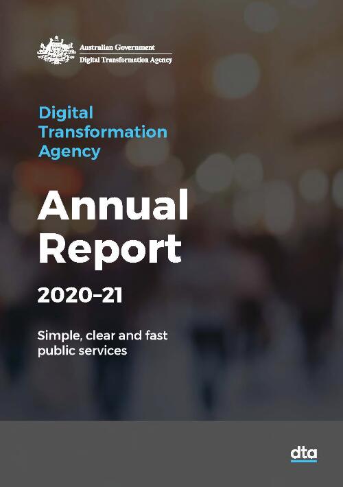 Annual Report / Digital Transformation Agency