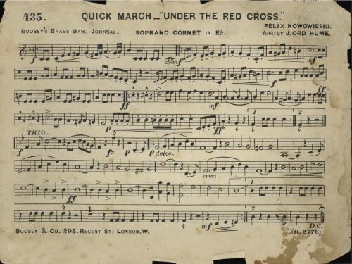 Quick march - Under the red cross / Felix Nowowieski ; arrd by J. Ord Hume