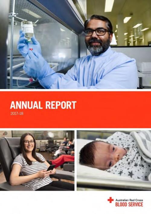Annual report / Australian Red Cross Blood Service